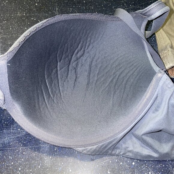 Body By Victoria’s Secret 36DDD Perfect Shape Bra Gray Lined Underwire Keyhole - Picture 8 of 8